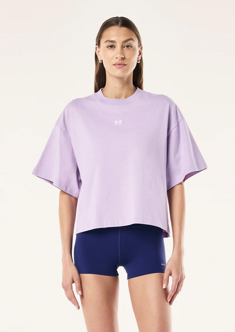 P.E NATION Superfine Tee | Violet Crush