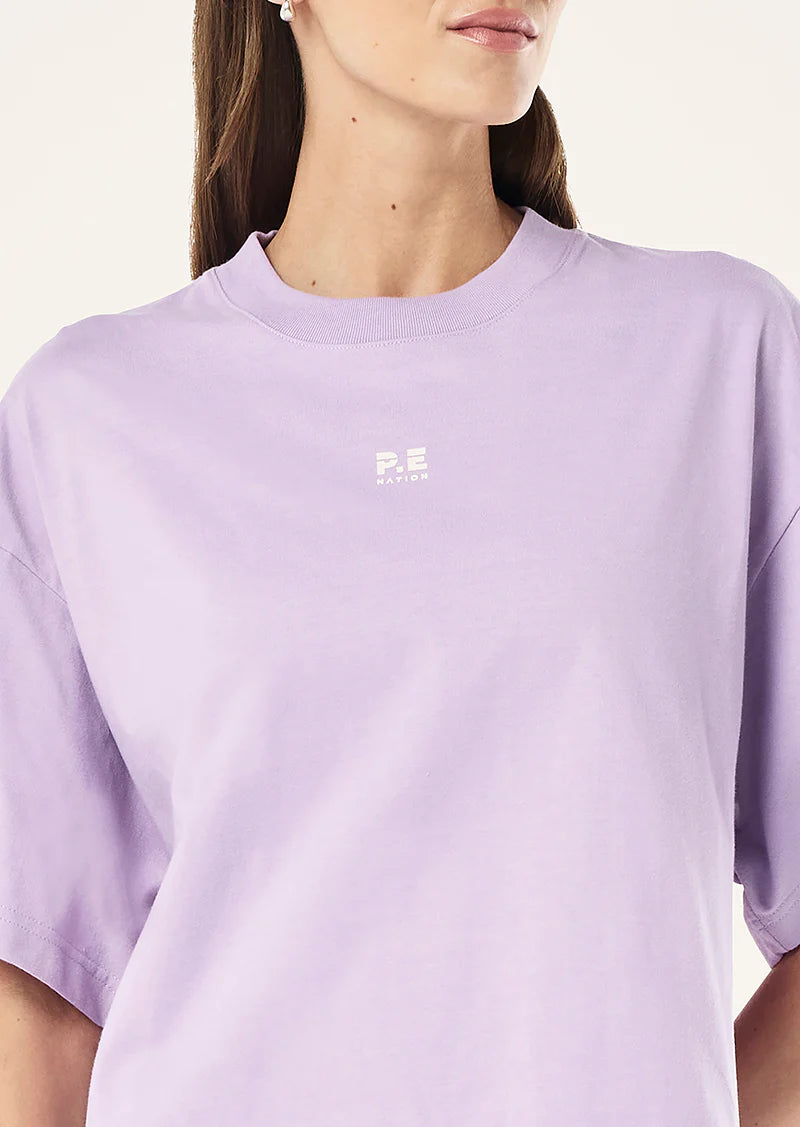 P.E NATION Superfine Tee | Violet Crush