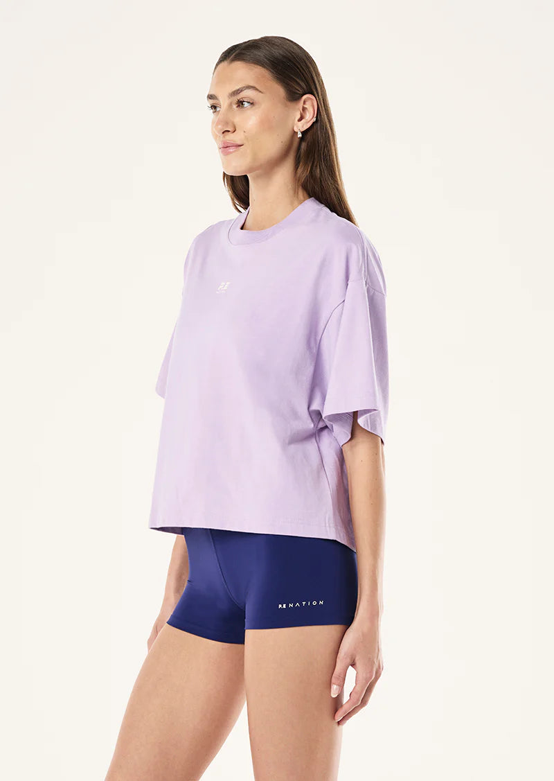 P.E NATION Superfine Tee | Violet Crush