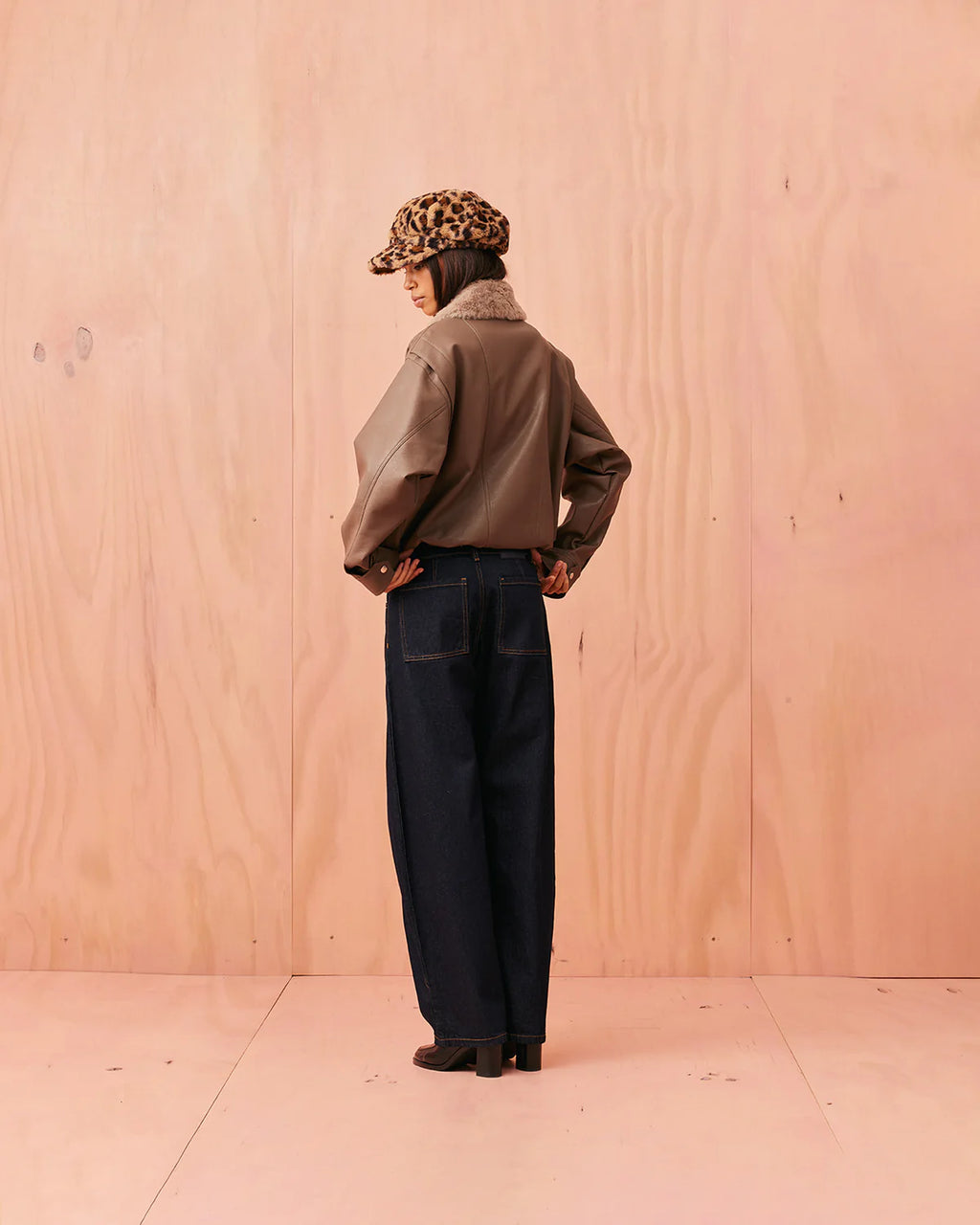 RUBY Bode Bomber Jacket | Hazelnut