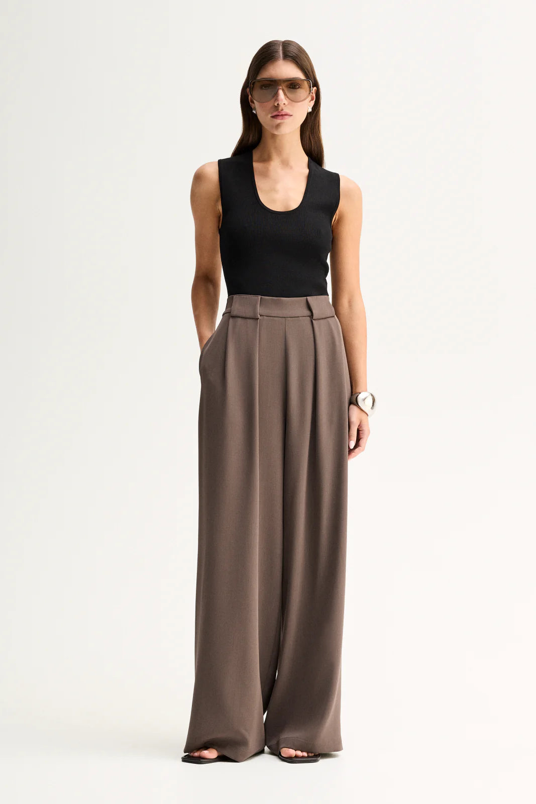 ELKA COLLECTIVE Fleur Pant | Taupe
