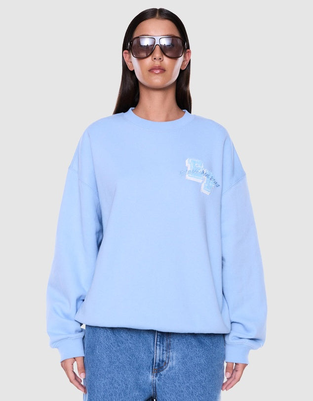 ENA PELLY Mila Oversized Sweater | Sky Blue