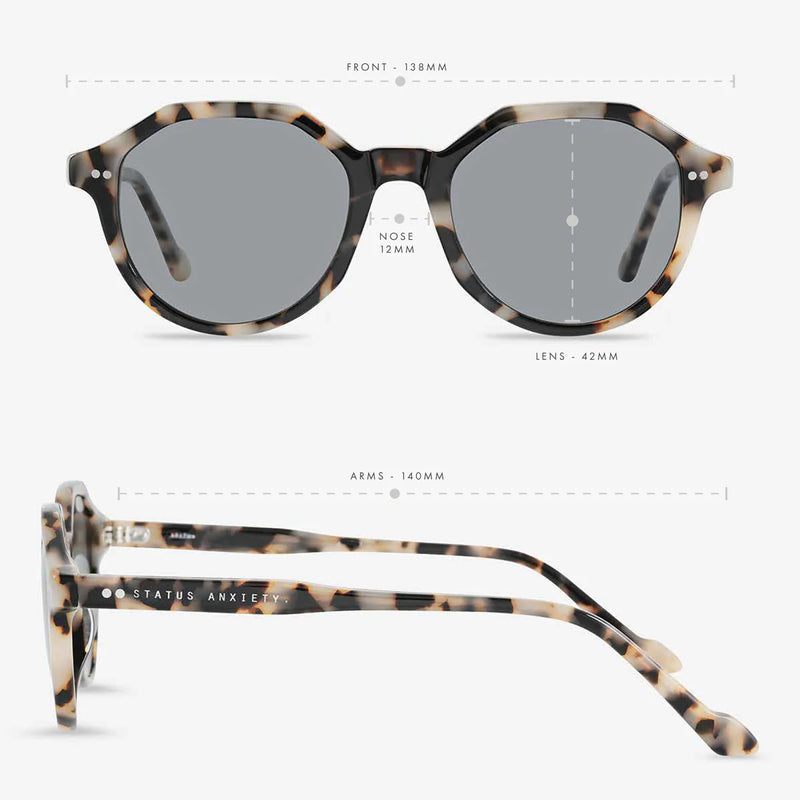 Apathy Sunglasses | White Tort
