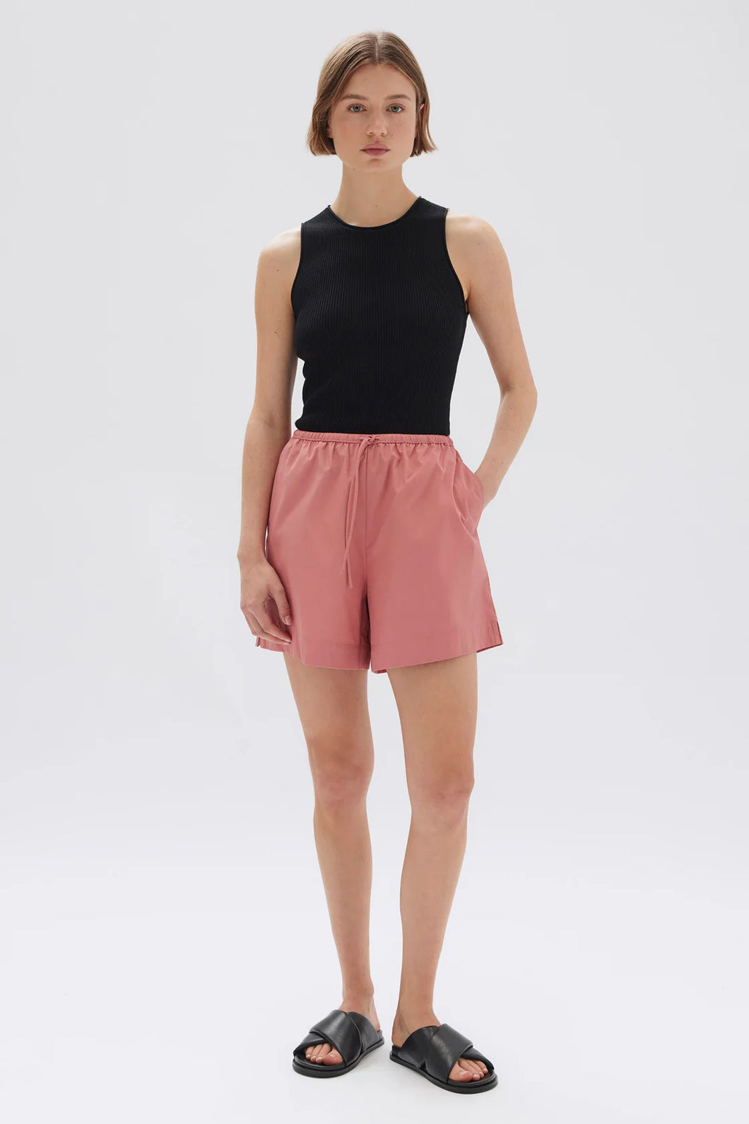 Philipa Poplin Short | Lotus