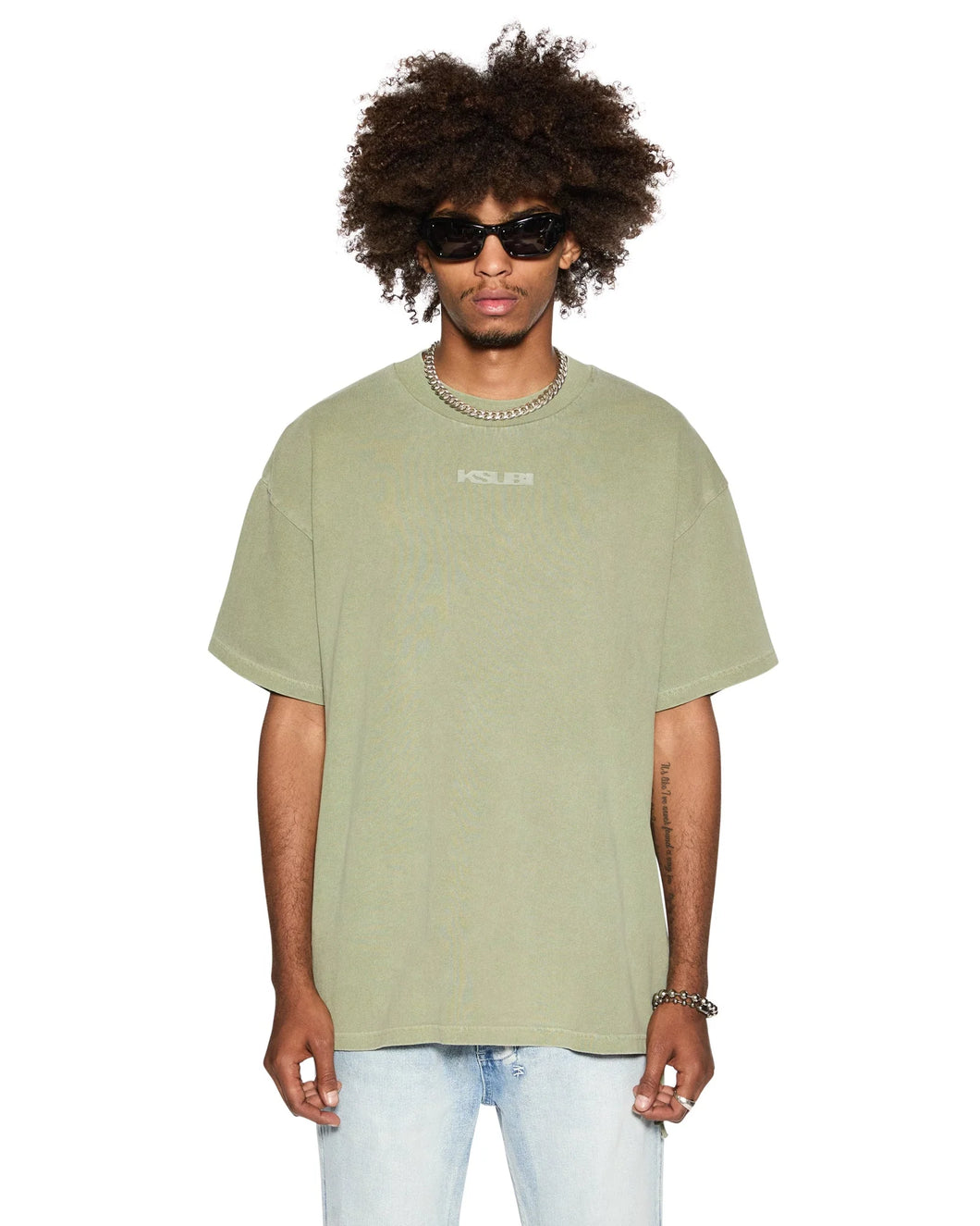 Sott Excess SS Tee | Moss Green