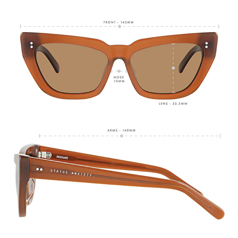 Desolate Sunglasses | Brown