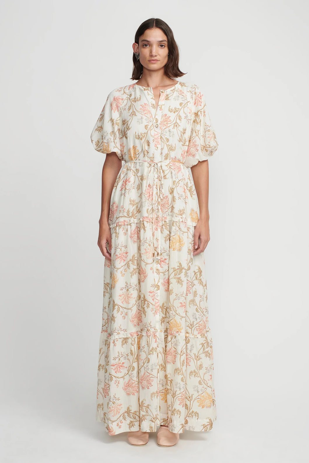 Margiela Maxi Dress | Cream Floral