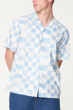 Load image into Gallery viewer, Checkers Party Shirt | Blue Haze/Chalk
