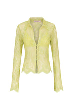 Load image into Gallery viewer, Cleo Lace Top | Lime Green

