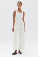 Load image into Gallery viewer, Leila Stripe Linen Pant | Cream Pinstripe
