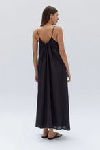 Load image into Gallery viewer, Rosalia Cotton Voile Maxi Dress | Black
