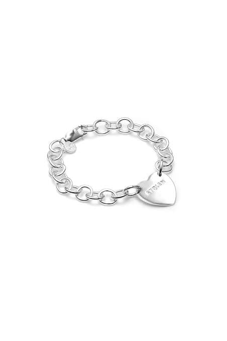 Cold Heart Bracelet | Silver