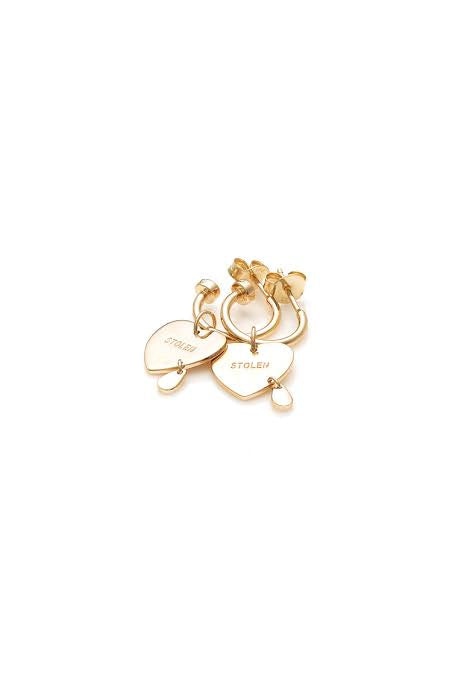 Crying Heart Anchor Sleeper | Gold Plated