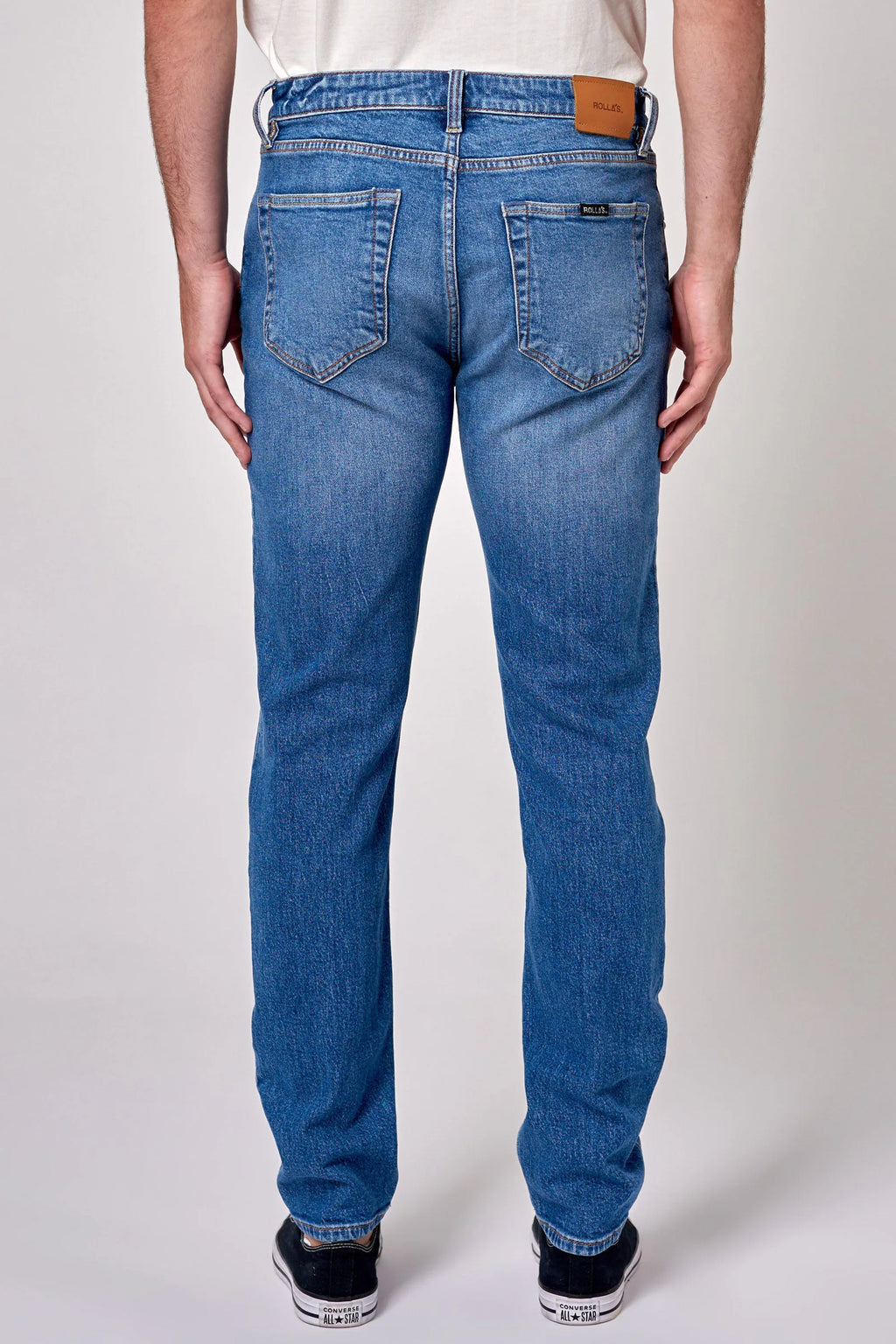 Tim Slims Belter l Mid Vintage Blue