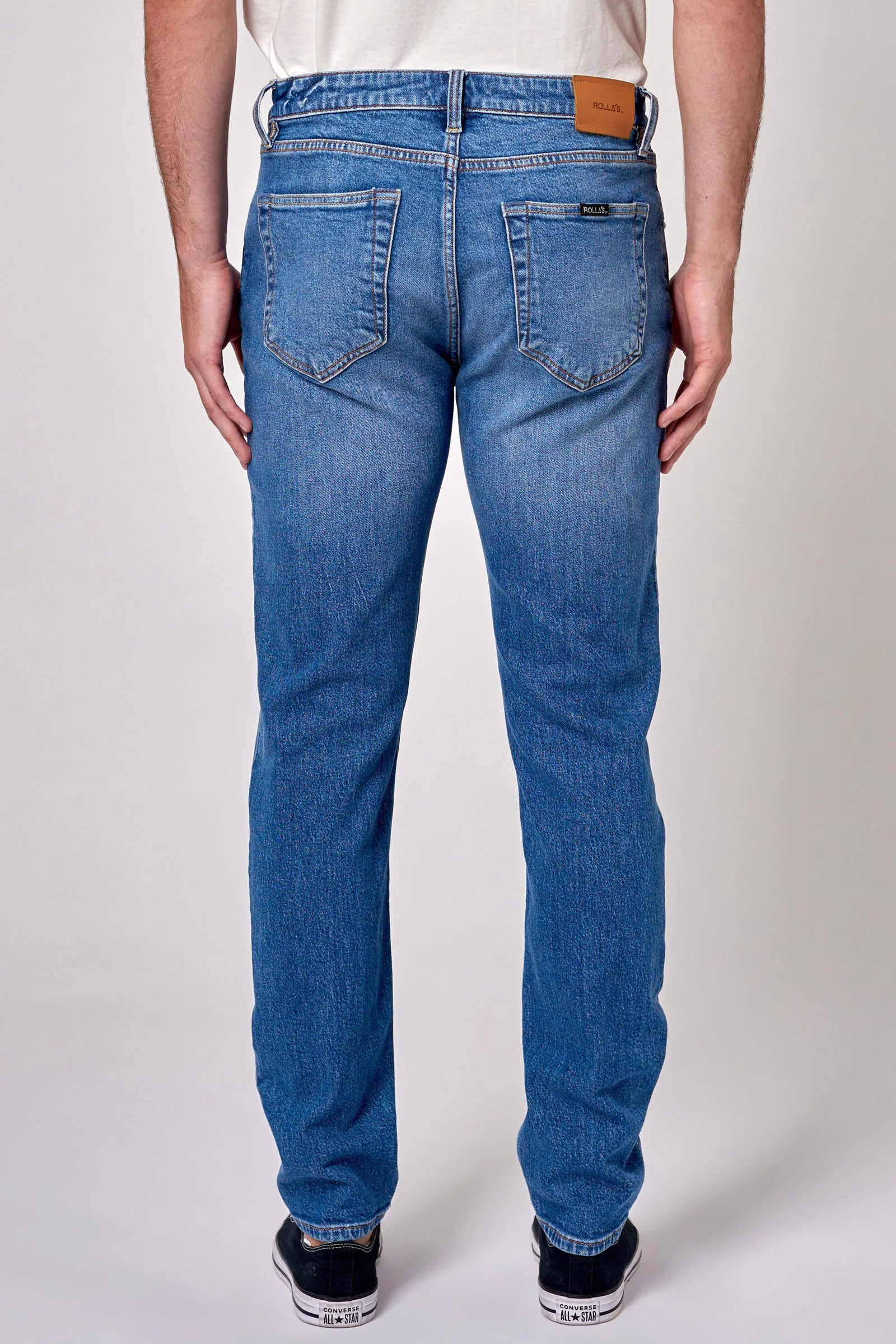 Tim Slims Belter l Mid Vintage Blue