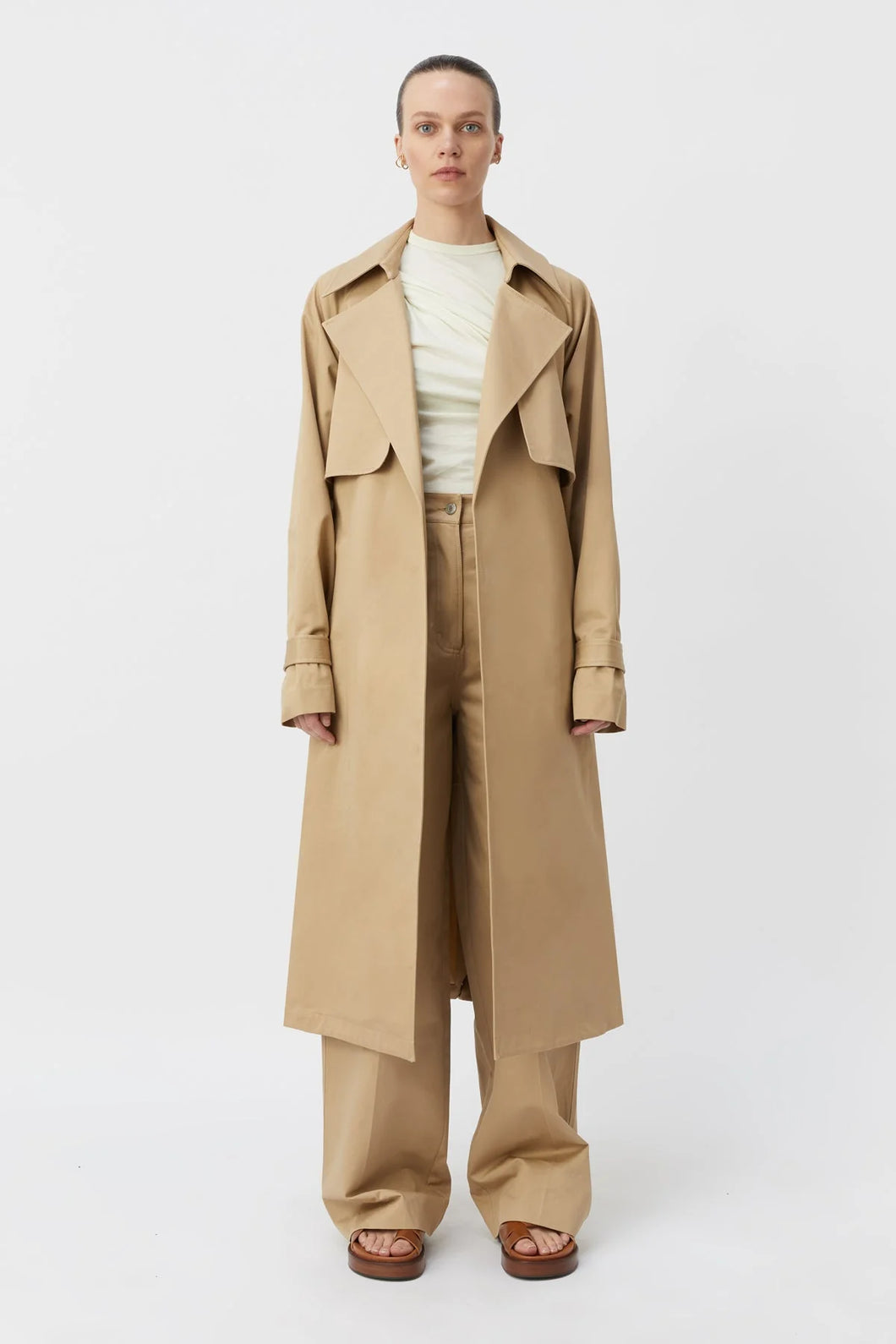 Mika Trench Coat | Fawn