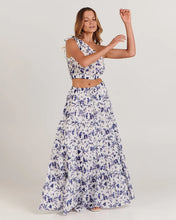 Load image into Gallery viewer, Alfie Maxi Skirt | Blue Tropics
