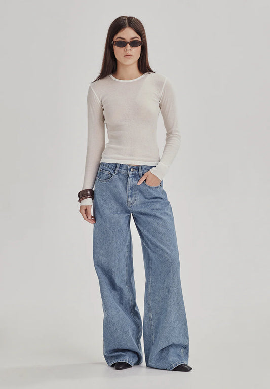 COMMONERS Volume Jean | Mid Blue Rinse