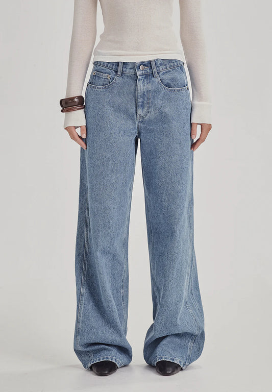 COMMONERS Volume Jean | Mid Blue Rinse