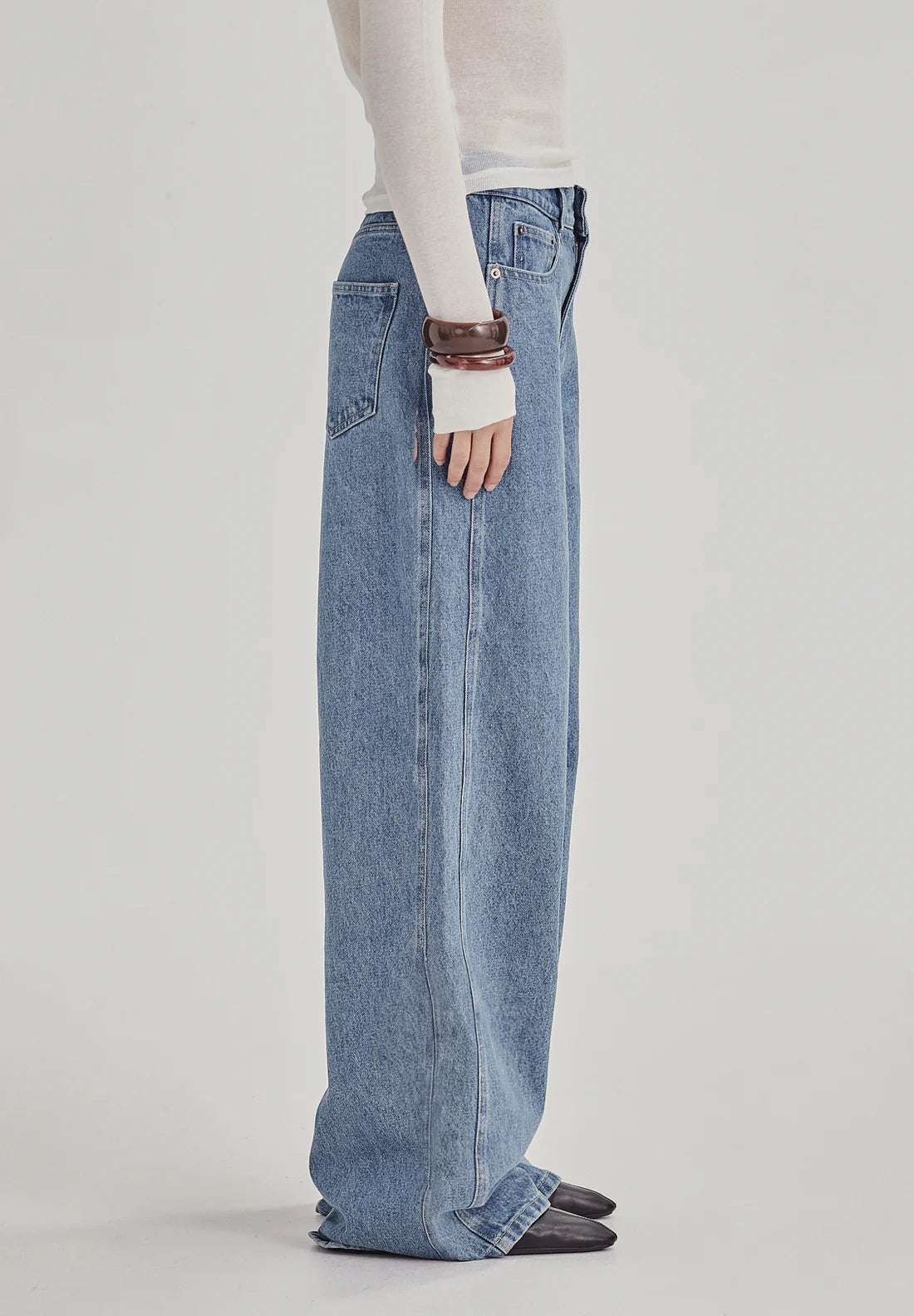 COMMONERS Volume Jean | Mid Blue Rinse