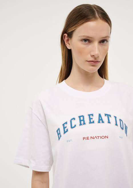 P.E NATION Heyward Ss Tee | Optic White