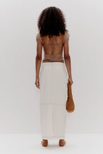 Load image into Gallery viewer, Rex Denim Maxi Skirt | Bone
