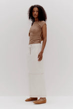 Load image into Gallery viewer, Rex Denim Maxi Skirt | Bone
