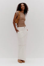 Load image into Gallery viewer, Rex Denim Maxi Skirt | Bone
