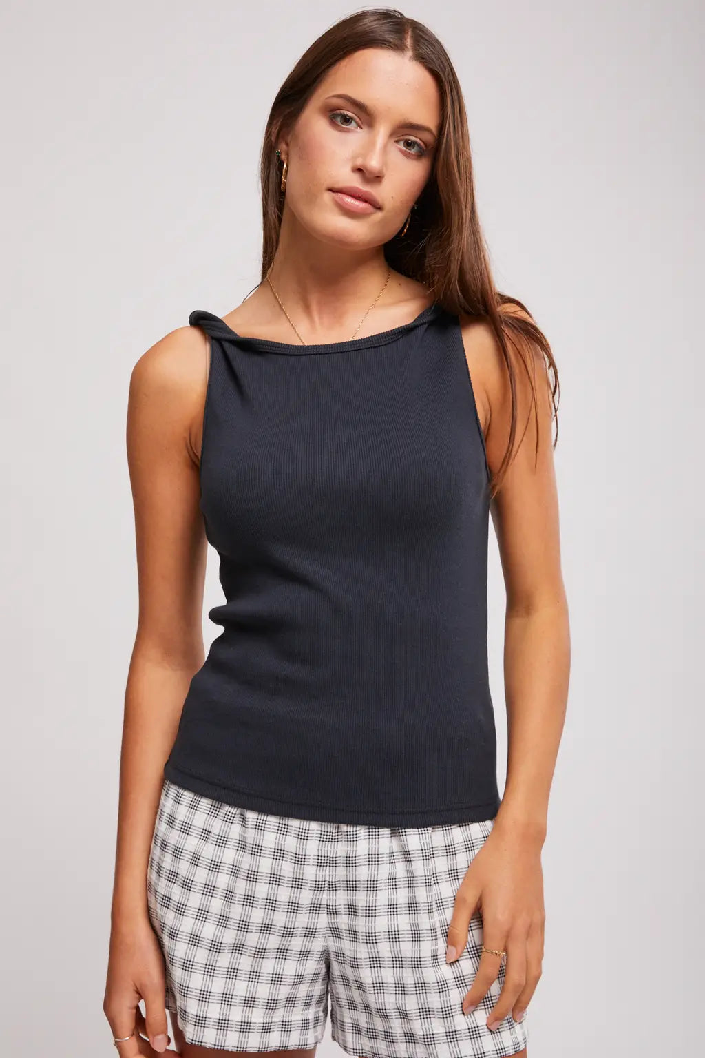 NEUW Jonsey Twist Top | Black