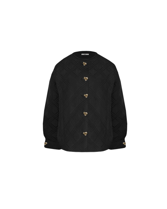 RUBY Domino Quilted Jacket | Black