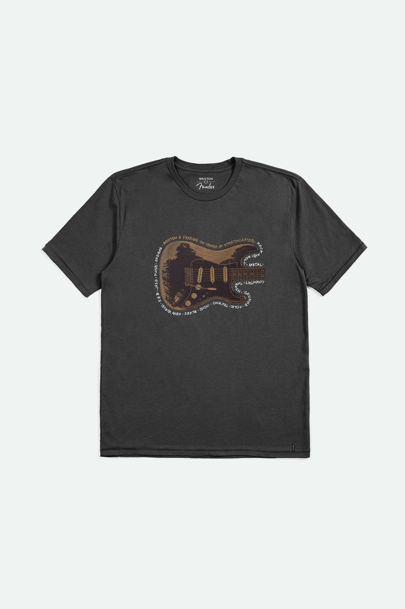 BRIXTON Fender Strat Taylored T-Shirt | Black