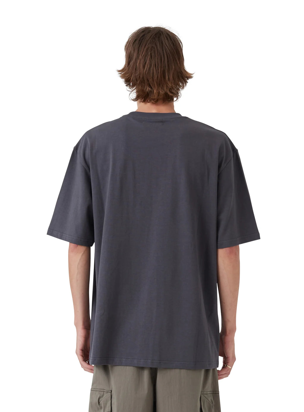 BARNEY COOLS College Tee | Washed Black
