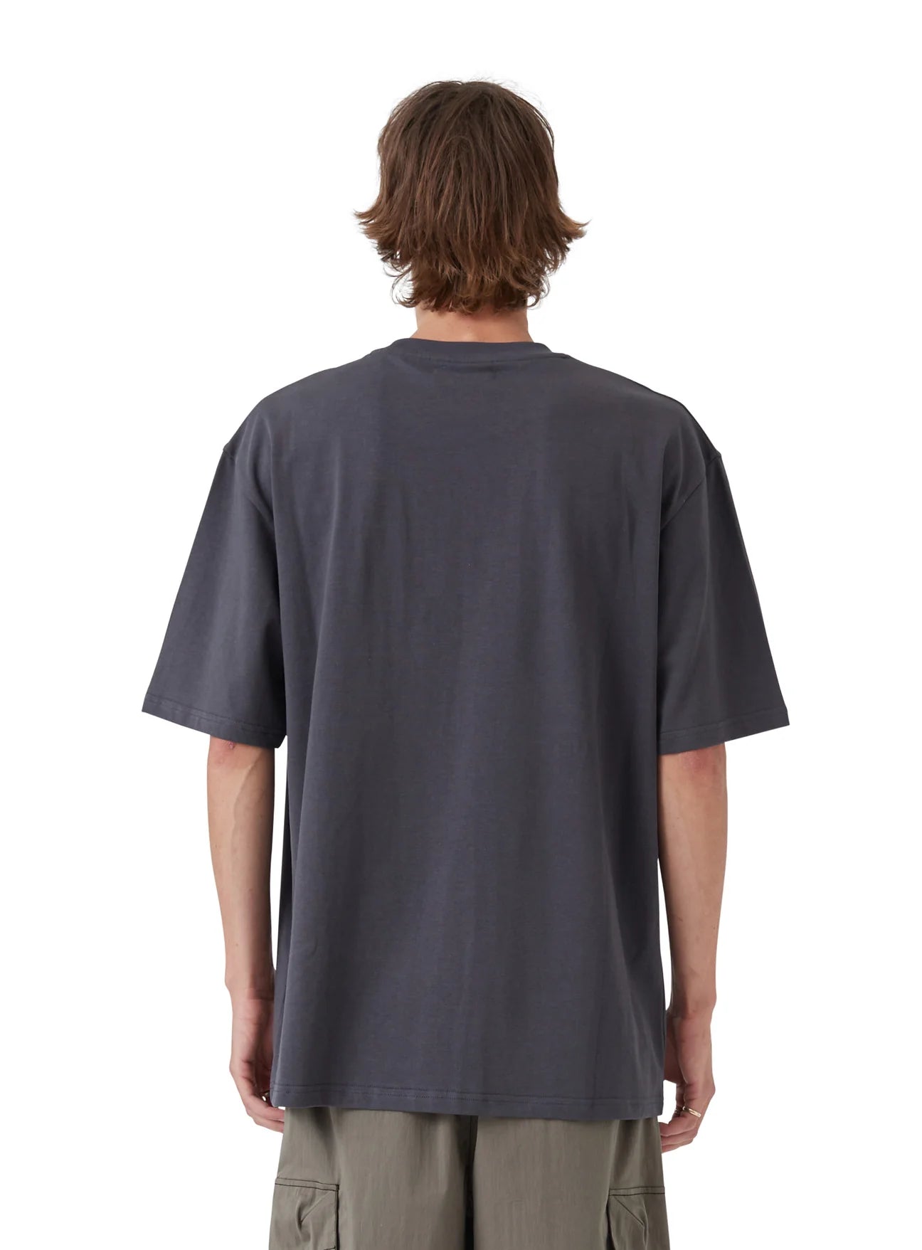 BARNEY COOLS College Tee | Washed Black