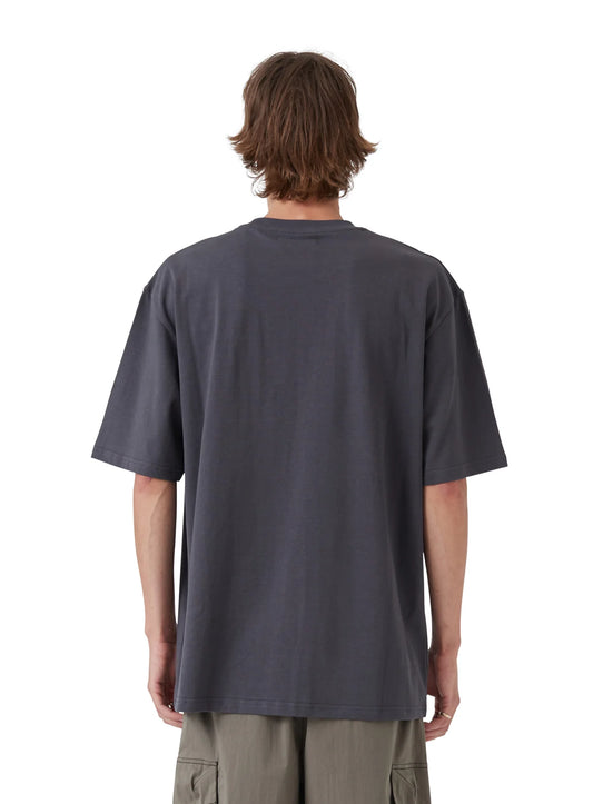 BARNEY COOLS College Tee | Washed Black