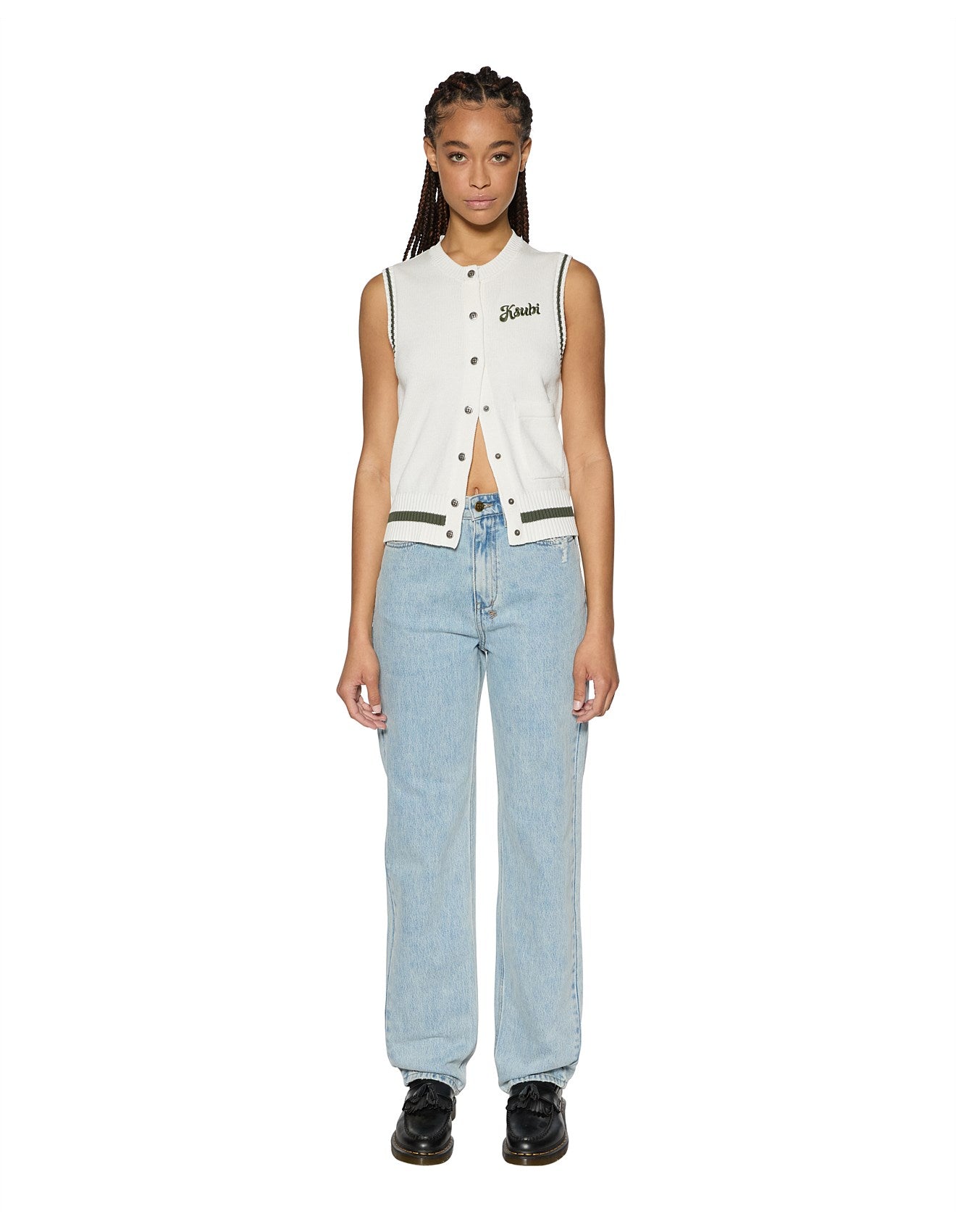 KSUBI Academy Vest | Ecru/Hash