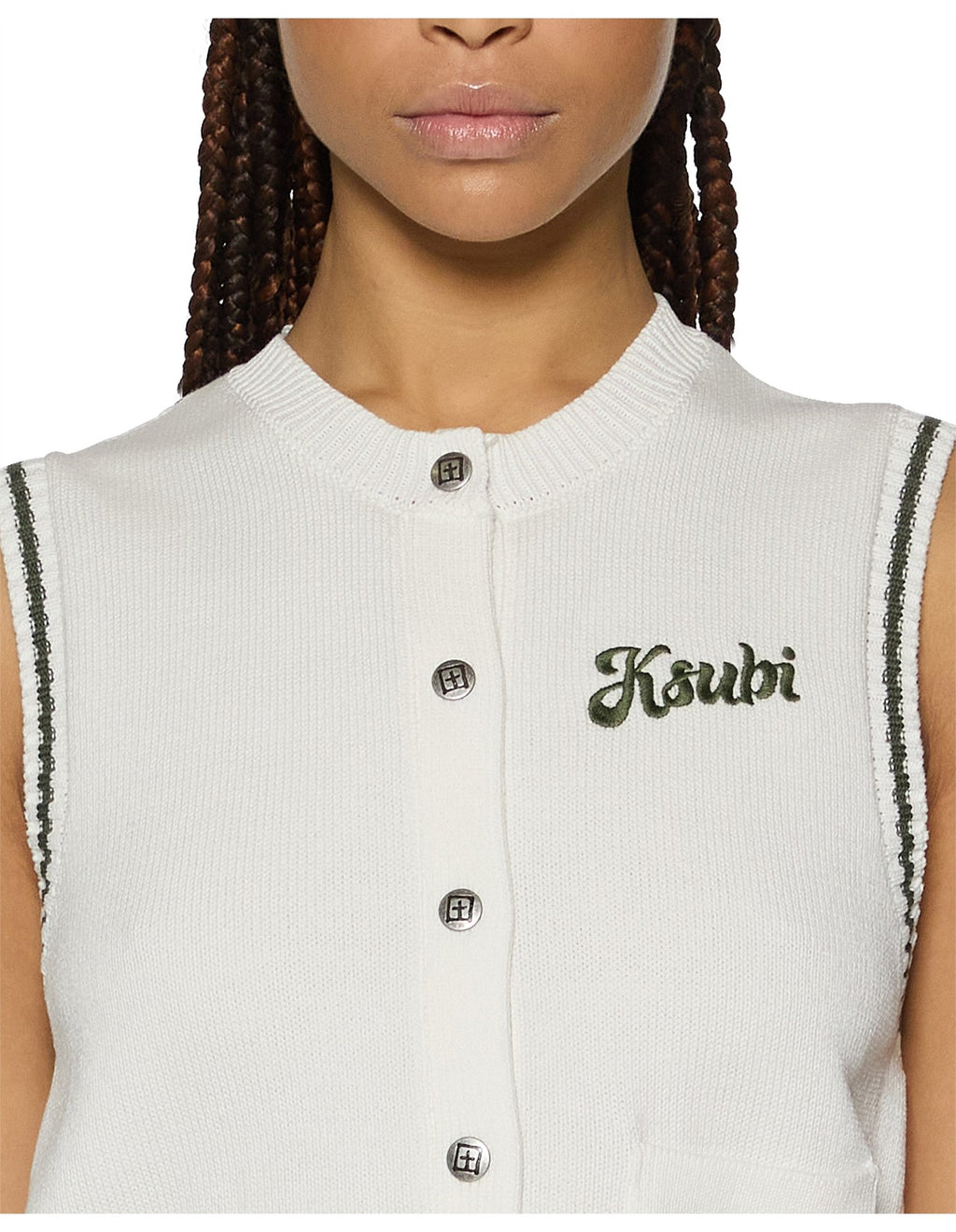 KSUBI Academy Vest | Ecru/Hash