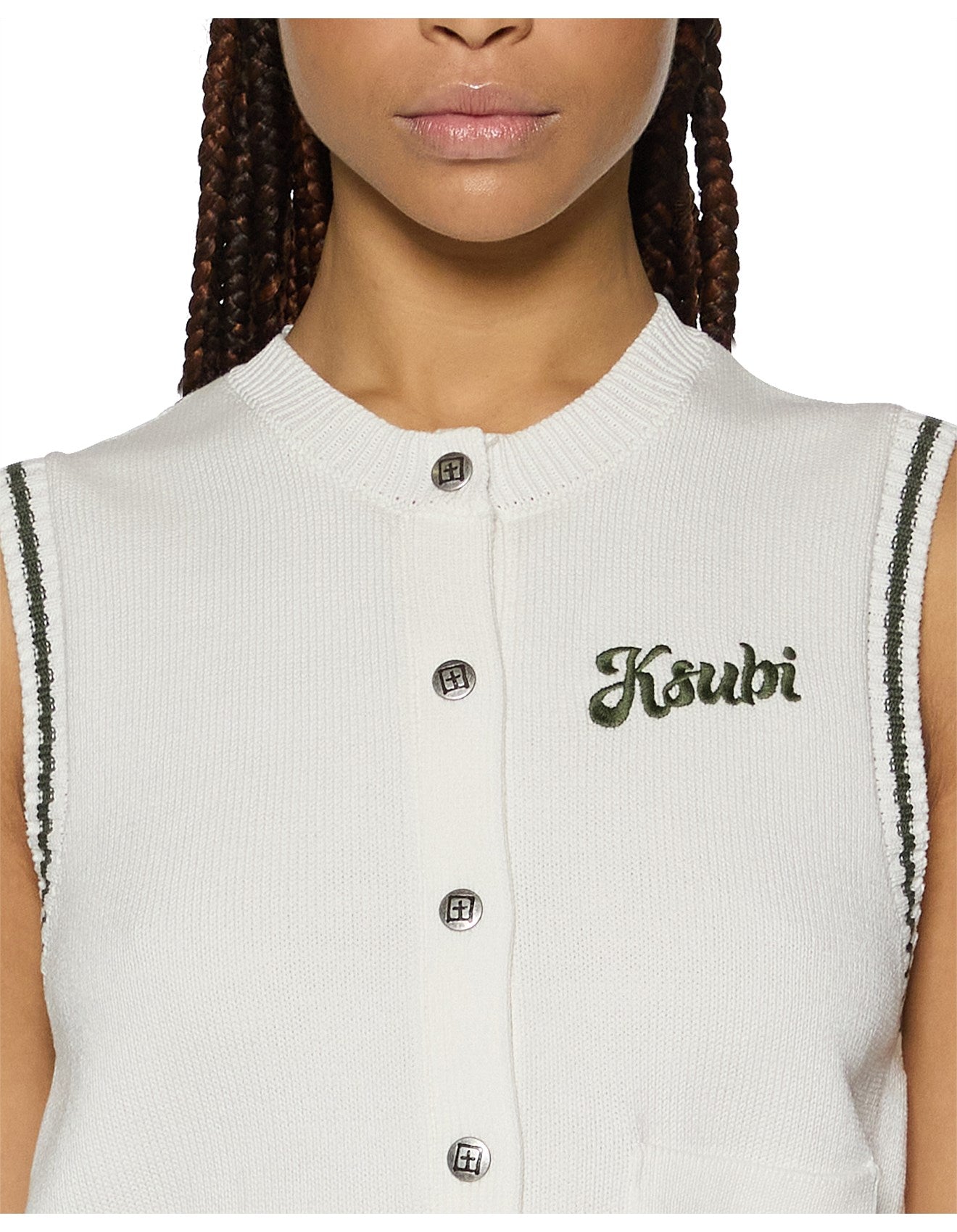 KSUBI Academy Vest | Ecru/Hash