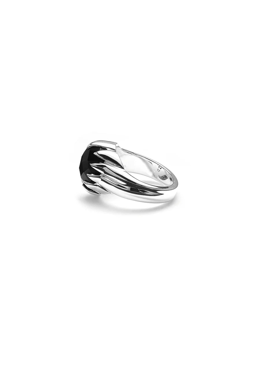 STOLEN GIRLFRIENDS CLUB Love Claw Drop Ring | Sterling Silver/Onyx