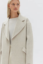 Load image into Gallery viewer, Sadie Single Breasted Wool Coat | Oat Marle
