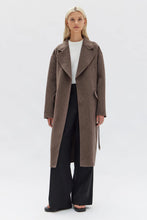 Load image into Gallery viewer, Sadie Single Breasted Wool Coat | Cocoa Marle
