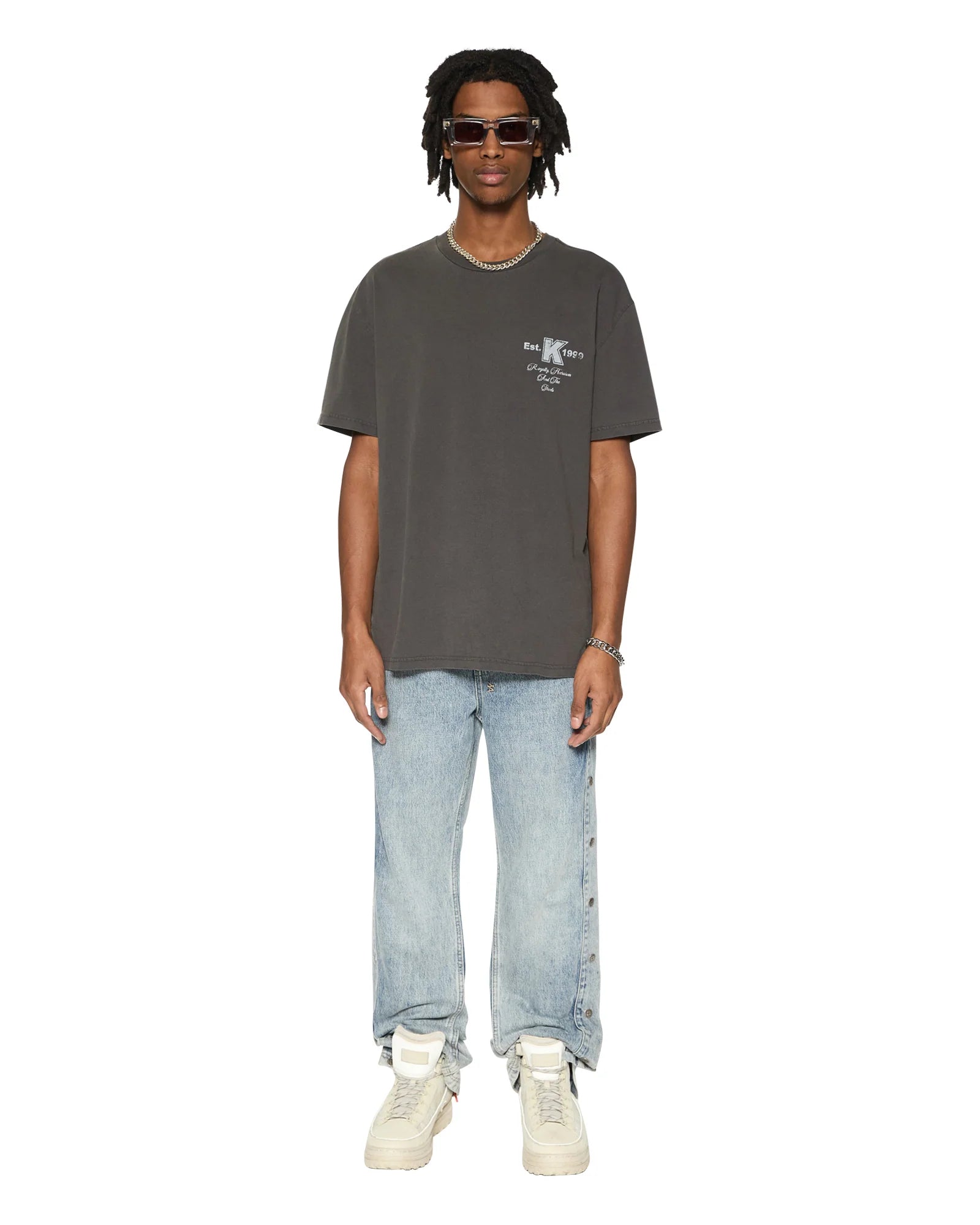 KSUBI Lock Up Biggie Ss Tee | Faded Black