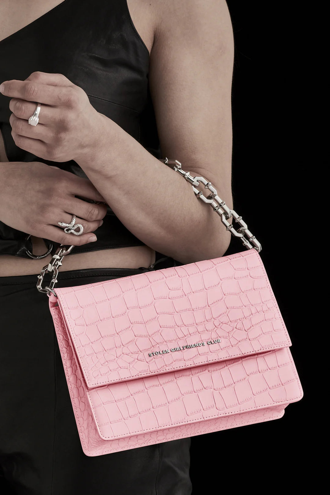 STOLEN GIRLFRIEND CLUB Big Trouble Bag | Bubblegum
