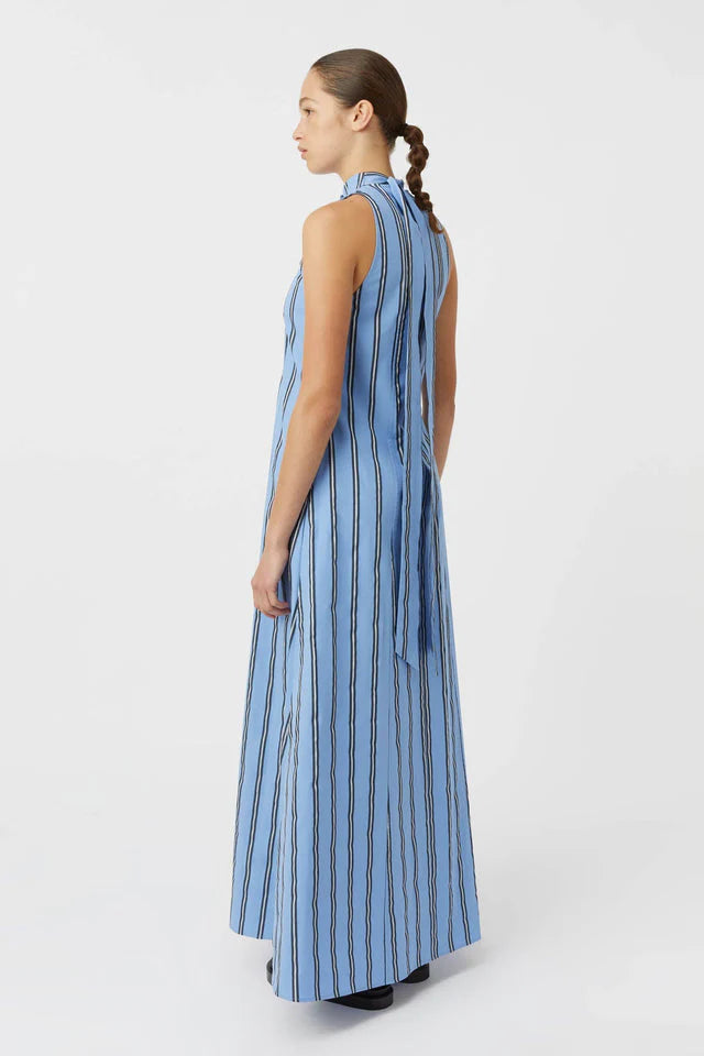 CAMILLA AND MARC Atoll Stripe Dress | Cornflower Blue Stripe