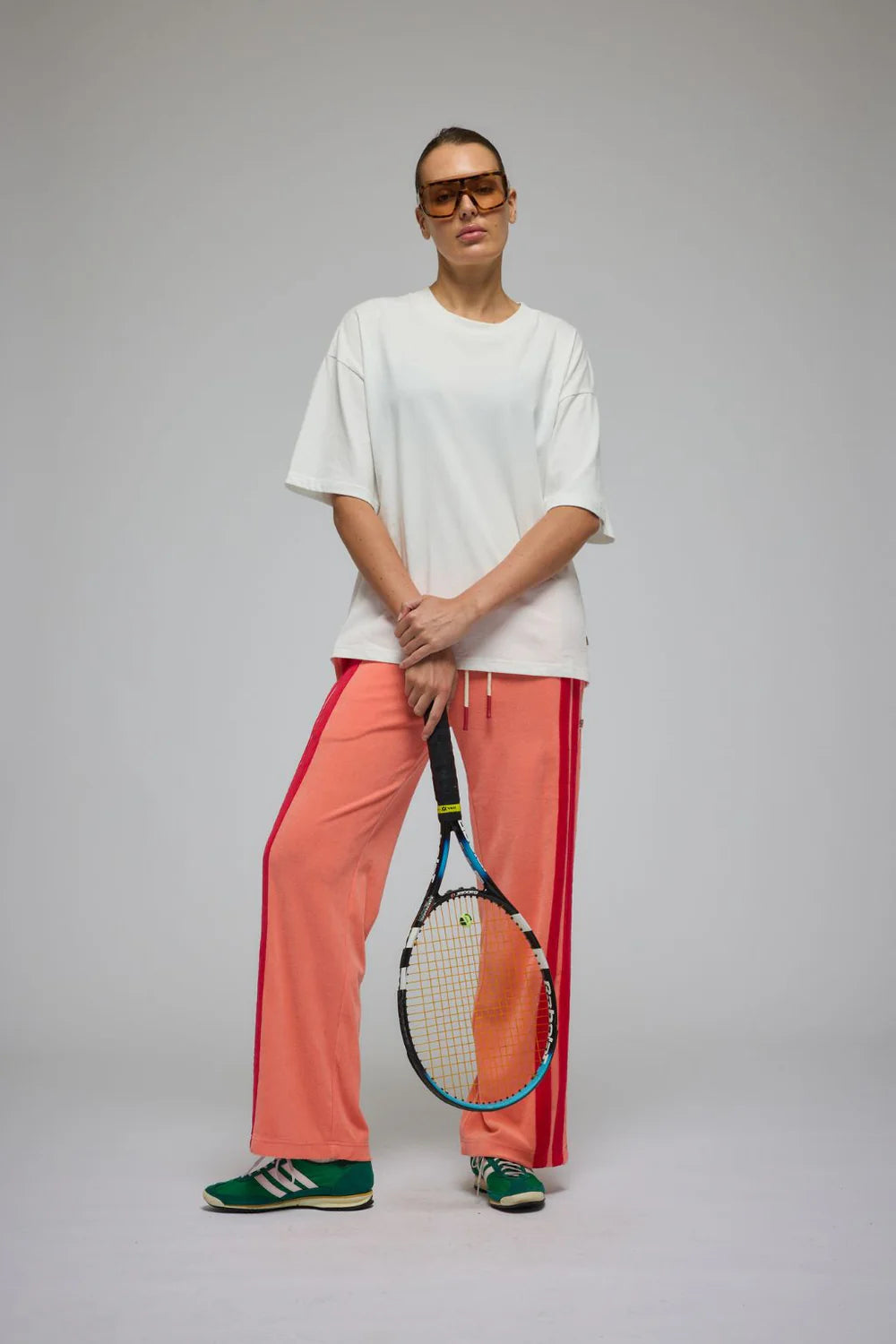 ARAMINTA JAMES Santorini Oversized Tee | Warm White