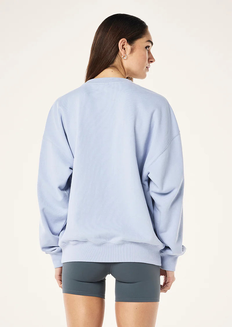 P.E NATION Summit Sweater | Heather Blue