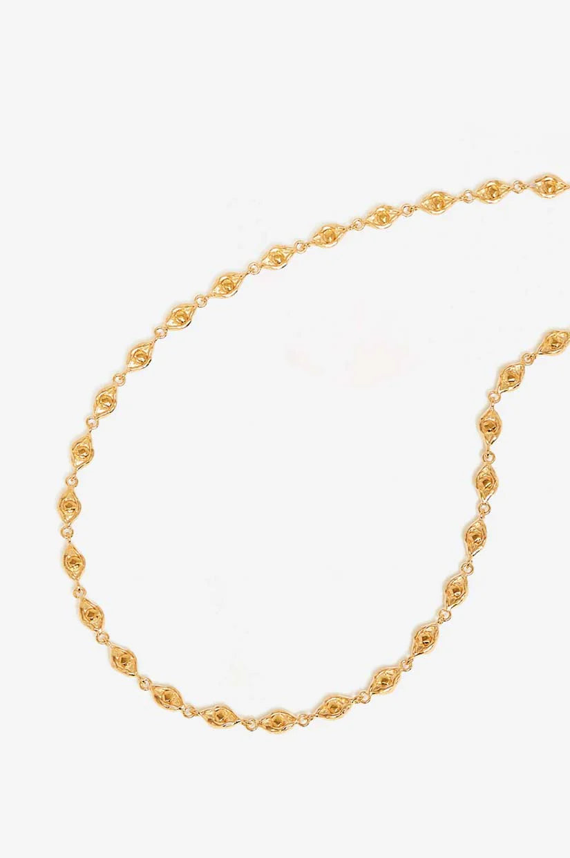 Lucky Eyes Choker | Gold Vermeil