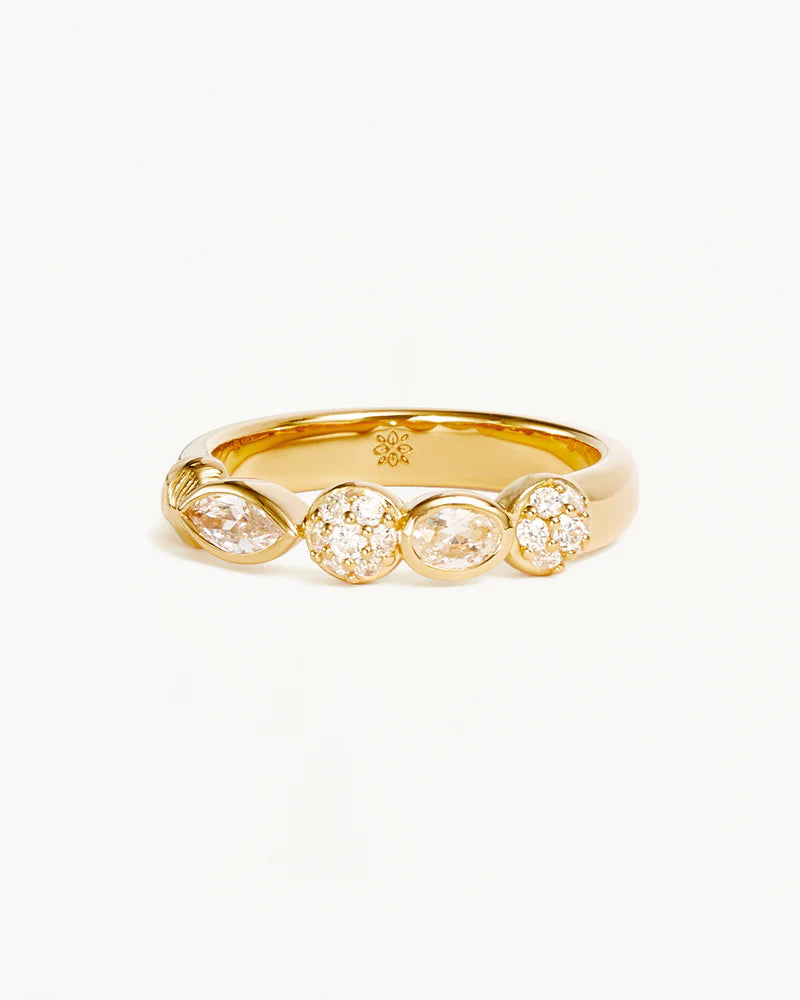 Magic Of Eye Crystal Ring | Gold