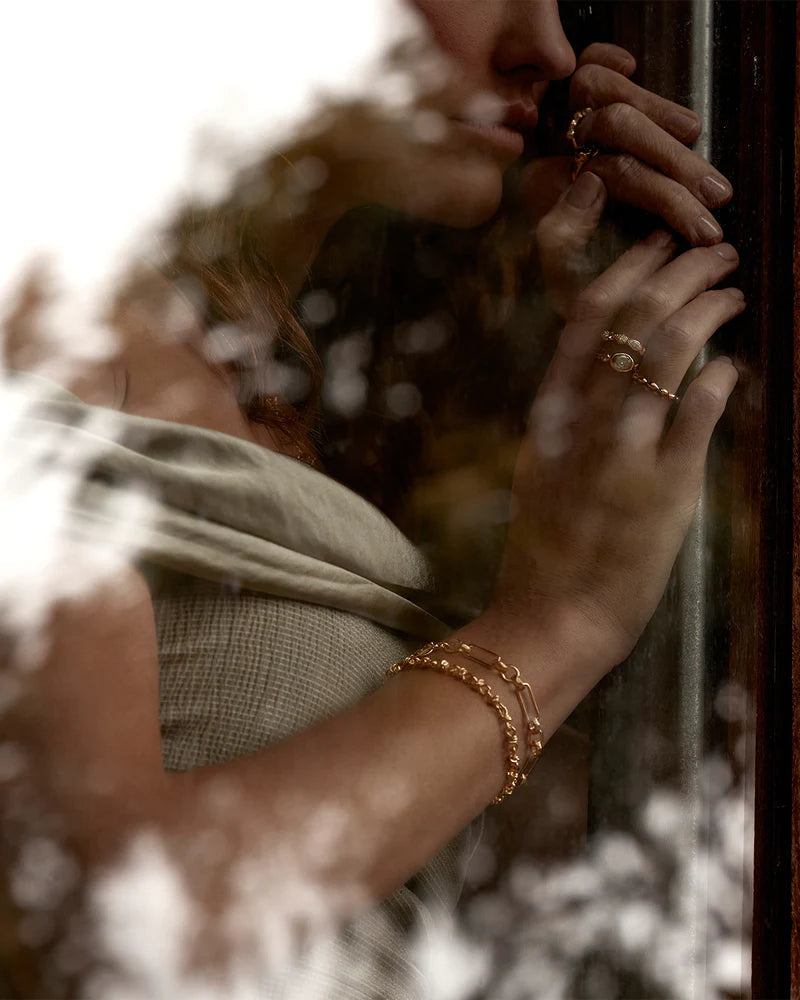 Magic Of Eye Crystal Ring | Gold
