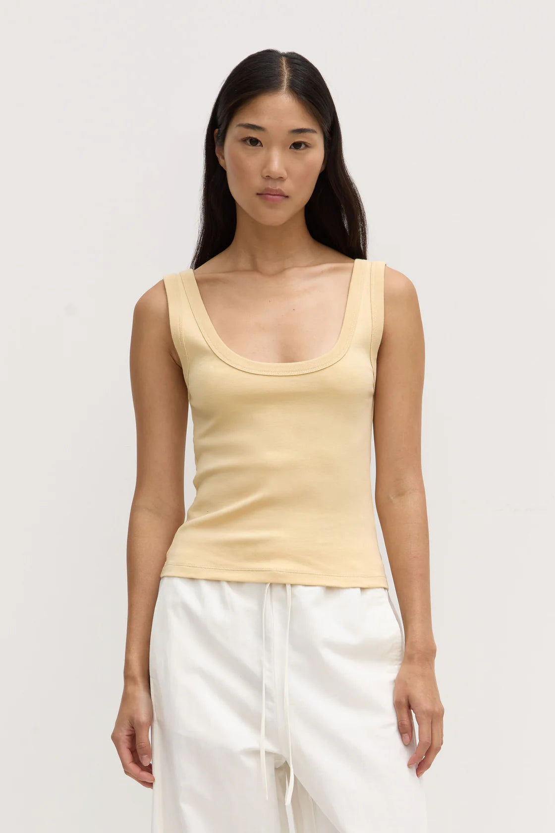 ASSEMBLY LABEL Paulina Scoop Tank | Chamomile