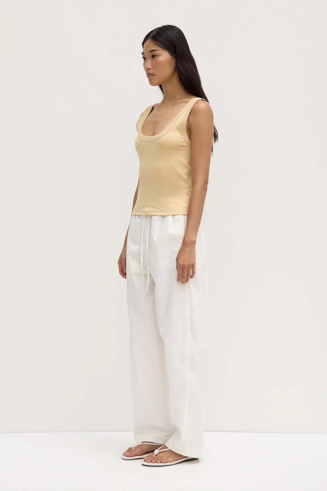 ASSEMBLY LABEL Paulina Scoop Tank | Chamomile